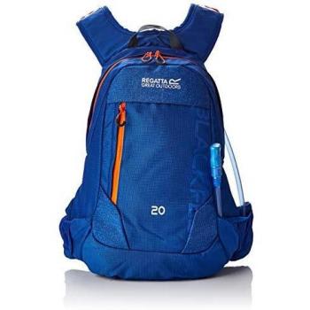 Regatta Mochila unisex Blackfell III reflectante resistente de hidratación, Unisex, Mochila, EU184 6BP000, Surfspray/Blaze, 20 Litros