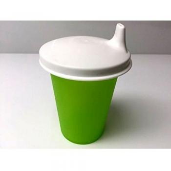 Tupperware Babybecher Taza con boquilla Trinklernbecher verde Bebé Niño Pequeño