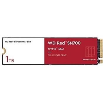 WD Red SN700 Disco Duro Interno 1 TB SSD M.2 PCIe 3100 MB/s Rojo