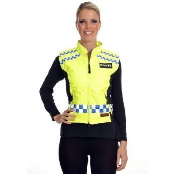 Equisafety POLITE Quilted Gillet - Chaleco para hombre, color gelb - high viz yellow/black, talla Small