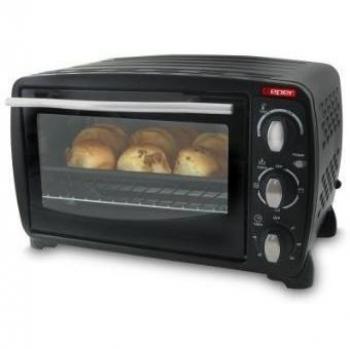 Beper 90.373 - Horno, 20 l, doble cristal, color negro