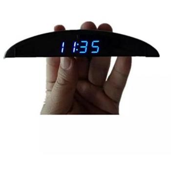 Goliton? coche ultrafino bordo Reloj volt¨ªmetro voltaje Term¨®metro electr¨®nico Meter Medidor de Temperatura