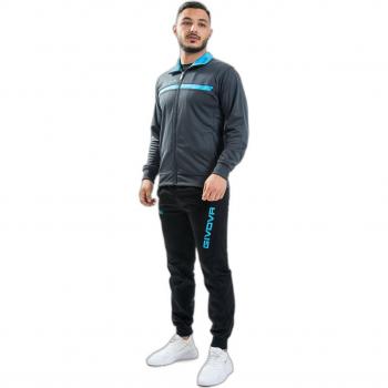 Givova One Full Zip Chándal TT012-2324 con cierre completo, diseño moderno, fabricado en poliéster, incluye chaqueta y pantalones a juego, ideal para entrenamiento y uso diario