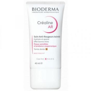Crema Teintada Créaline AR Anti-Rougeurs Doré 40ml - Bioderma