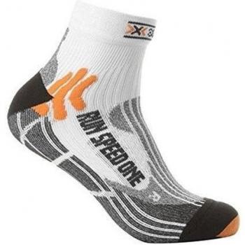 X-Socks Speed One - Calcetines Deportivos Unisex Multicolor White/Black Talla:35-38