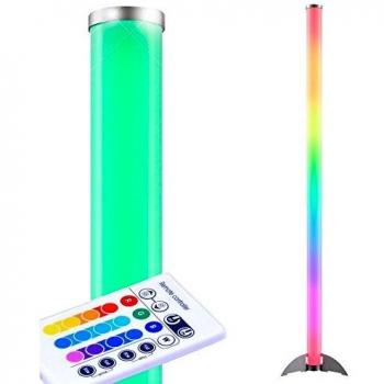Lámpara de pie LED RGB Eficaz Ilani 6W con control remoto y cambio de color