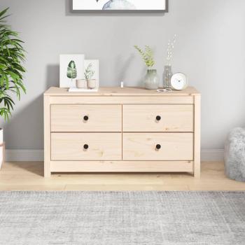 Armario auxiliar de madera maciza de pino 100x40x54 cm Mueble de Almacenaje de Salón, Buffet para salón, Armario Auxiliar, Armario de Almacenamiento