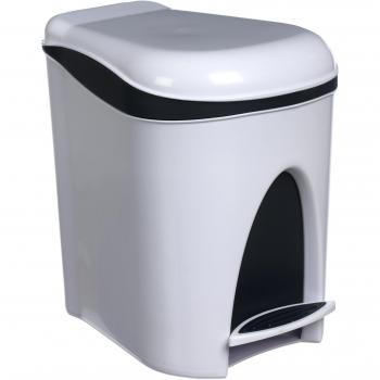 Simon Toyma 0458/10-Cubo Pedal Nature 7 l, Color Blanco