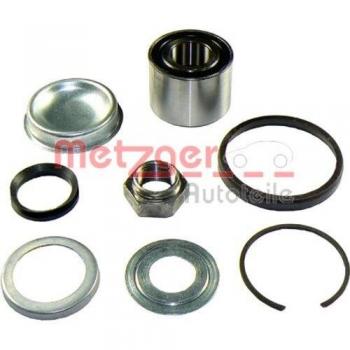 Juego de cojinete de rueda METZGER WM 166.07 - Kit de rodamientos de rueda con componentes SNR
