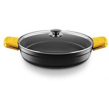 Castey M75651 - Cacerola baja yellow 30 cm con tapa