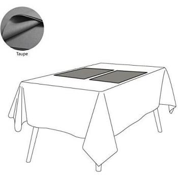 sur-mesure-deco ~ Taupe - rel6986, lino, Set de table 38x52