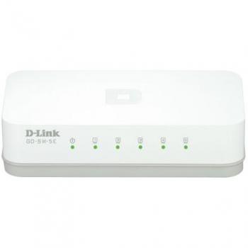 Switch D-Link GO-SW-5E de 5 Puertos Fast Ethernet 10/100 No Administrado