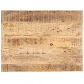 Superficie de mesa de madera maciza de mango 25-27 mm 70x60 cm