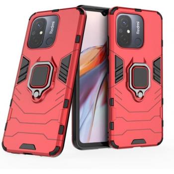 Funda Magnética Con Anillo Para Móvil Xiaomi Redmi 12c - Carcasa Magnética con Anillo Imán Antigolpes Resistente Rígida Dura con Soporte, Tecnología de Absorción de Golpes, Perfect