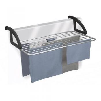Metaltex Ischia - Tendedero de aluminio para balcón, 10 metros
