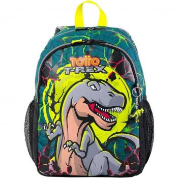 Mochila Totto Saurus Infantil Mediana para los Pequeños Exploradores
