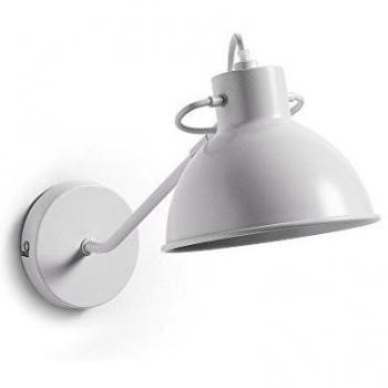 Kave Home - Aplique de Pared Offelis Blanco de Acero