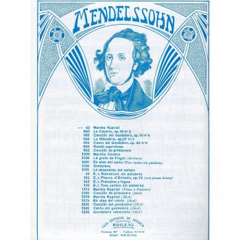 MENDELSSOHN - Marcha Nupcial Op.61 nº 9 para Piano