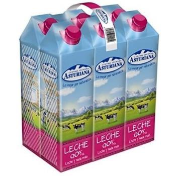 Central Lechera Asturiana - Leche Desnatada 0,0% Brik 1L