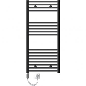 Radiador Eléctrico para Baño Sahara 600x1200 mm Antracita con Resistencia de 1200W y Termostato Digital