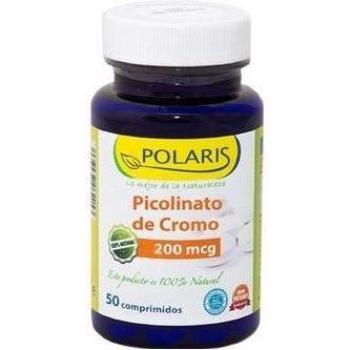 Picolinato de Cromo 200 mcg, 50 Comprimidos Polaris