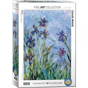 Eurographics 1000-Piece Puzzle - Claude Monet: Irises (Detail)
