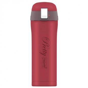 Termo Térmico Maestro Rosa 400 ml - Acero Inoxidable, Aislante para Bebidas Calientes y Frías