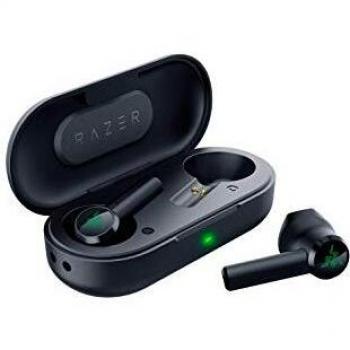 Razer Hammerhead True Wireless Auriculares Bluetooth 5.0, Earbuds Inalámbrico con Conexión de Latencia Baja, Diafragmas Optimizados de 13 mm e Bajos Aumentados, Color Negro
