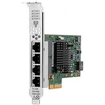 Hewlett Packard Enterprise HPE I350-T4 - Adaptador de Red PCIe 2.0 x4, Gigabit Ethernet x 4, para ProLiant DL325 Gen10, DL385 Gen10, MicroServer Gen10