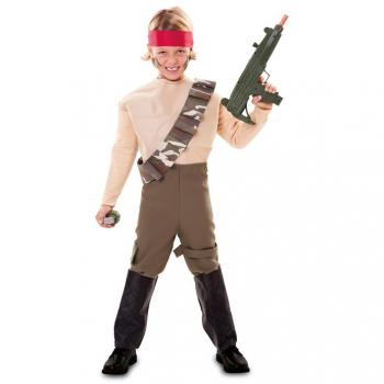 Disfraz de Militar Mercenario para niño
