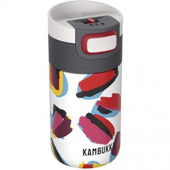 Botella Termo Kambukka Etna 300ml Leopard Brush de Acero Inoxidable con Sistema Antigoteo y Antiderrame