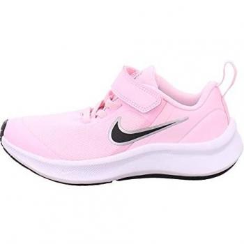 Nike Star Runner 3, Shoes, Pink Foam/Black, 34 EU