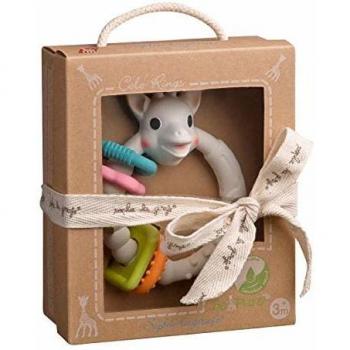 Sonajero Mordedor Sophie La Girafe Colo'Rings So'Pure 100% Hevea Natural