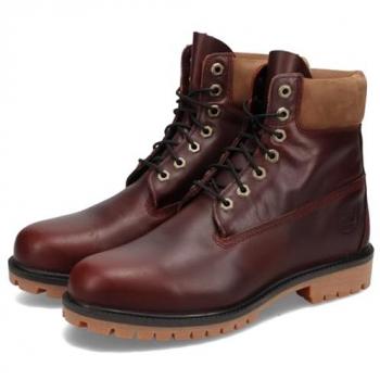 Timberland Heritage Lace-up 6 Inch Boot for Men in Dark Red, Size: 8.5