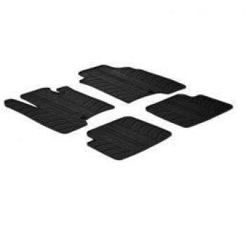 Alfombrillas de Goma Fiat Panda 2012-2014 (T perfil 4 piezas + clips de montaje)
