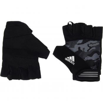 adidas ADGB-12332CM - Guantes sin Dedos Unisex Adultos, color Camuflaje Negro, talla Medium