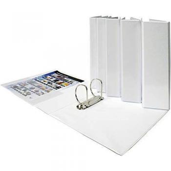 Grafoplás 2405570. Carpeta Canguro, A4, 2 Anillas Mixtas 40mm, PVC, Bolsa Transparente en Portada y Lomo, 32x27x6cm