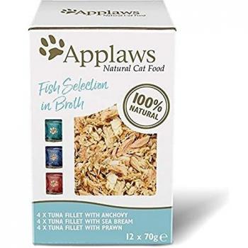 Applaws Sobre Gatos Adultos Caldo Multipack Pescado