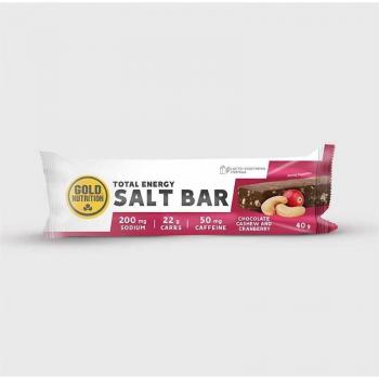 Barra de Sal Chocolate y Arándano Gold Nutrition 40g