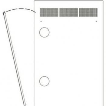 Middle Atlantic WR-RAP-44 Black Rear Access Panel for Server Racks