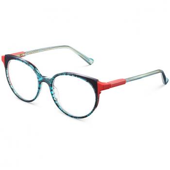 Etnia Barcelona Romanova TQCO Women's Eyeglasses Blue Size 50 (Frame Only) - Blue Light Block Available