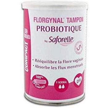 Saforelle Tampones probióticos compactos de Florgynal 9 normal 5.02