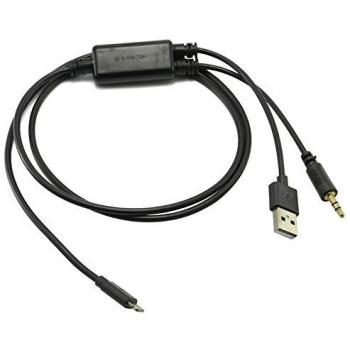 Goliton Audio Cable para BMW MINI COOPER con sistema iDRIVE Interfaz de música con función de carga Cargador Plug and Play Cable Aux Conecte a Apple iPhone SE y iPhone 6 / 6S / 6S Plus y iPhone 7/7 Plus, completamente compatible con todo el sistema IOS 