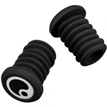 Tapones Ergon Unisex Gd1 para manillar de bici, unisex. , unisex, GD1 Endplug, negro, talla única