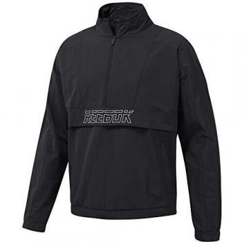 Reebok Myt Woven 1/2 Zip Sudadera, Hombre, Negro, L