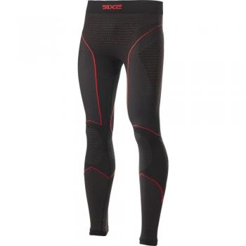 Mallas Térmicas Sixs PNXW Cu con Fibra de Cobre Negro-Rojo XS/S