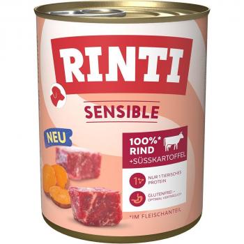 Rinti Sensible 6 x 800 g - Vacuno y arroz