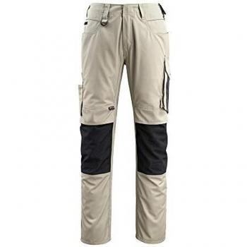 Pantalones de Trabajo Mascot Mannheim Ligeros Khaki/Negro 82C66 (L32W50.5)