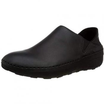 FitFlop Superloafer (Leather), Mocasines para Mujer, Black (All Black 090), 42 EU