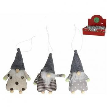 Colgante Santa 12cm 3 Surtidos Gerimport - Decorativo Navidad